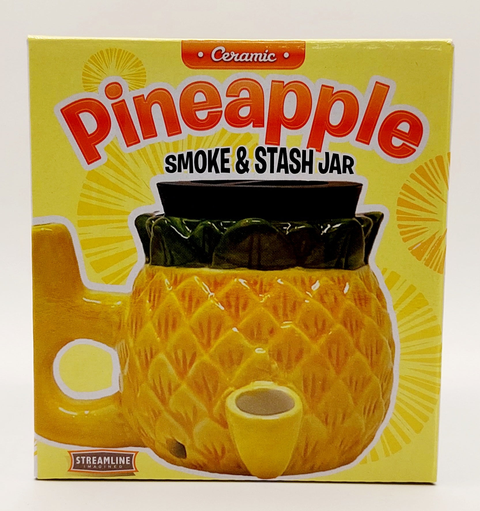 Pineapple Pipe & Stash Jar