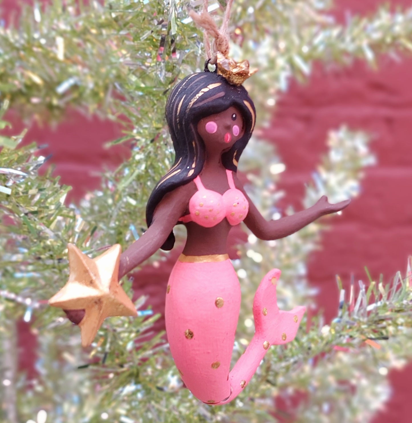 Mermaid Colorful Resin Assorted Ornament