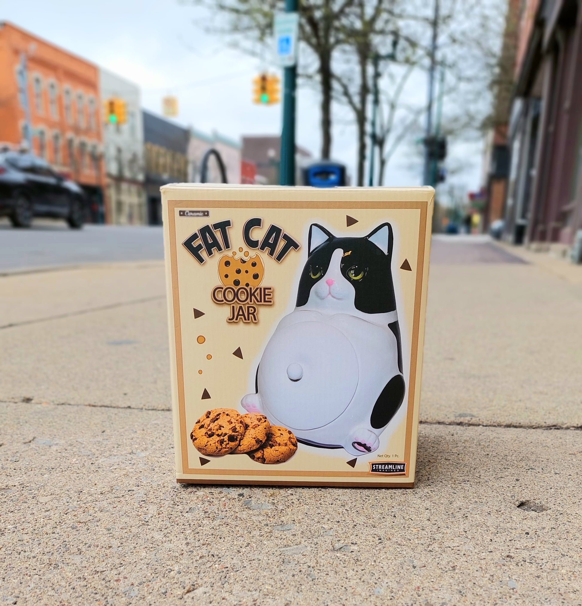 Fat Cat Cookie Jar