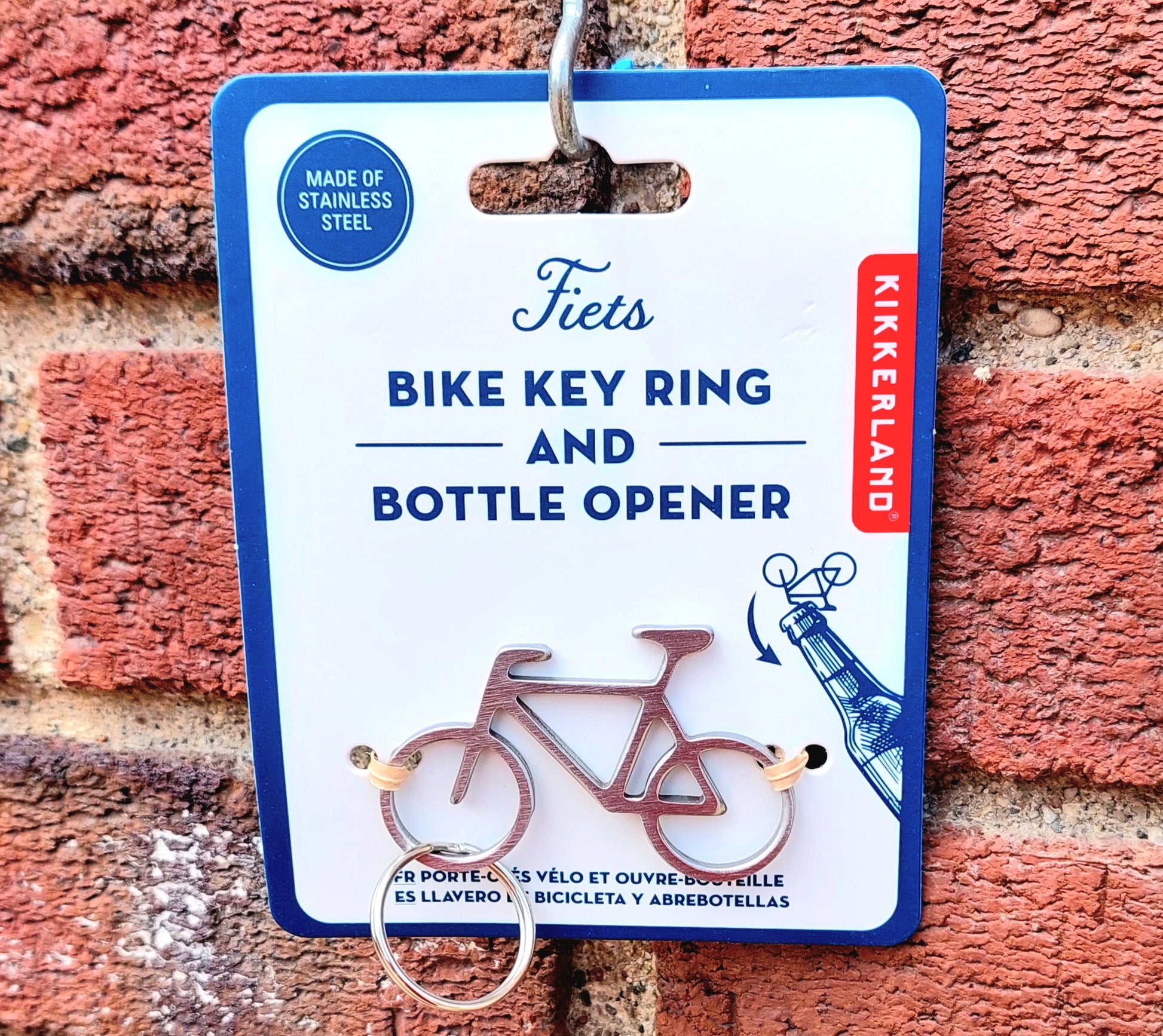 Bike Bottle Opener Keyring