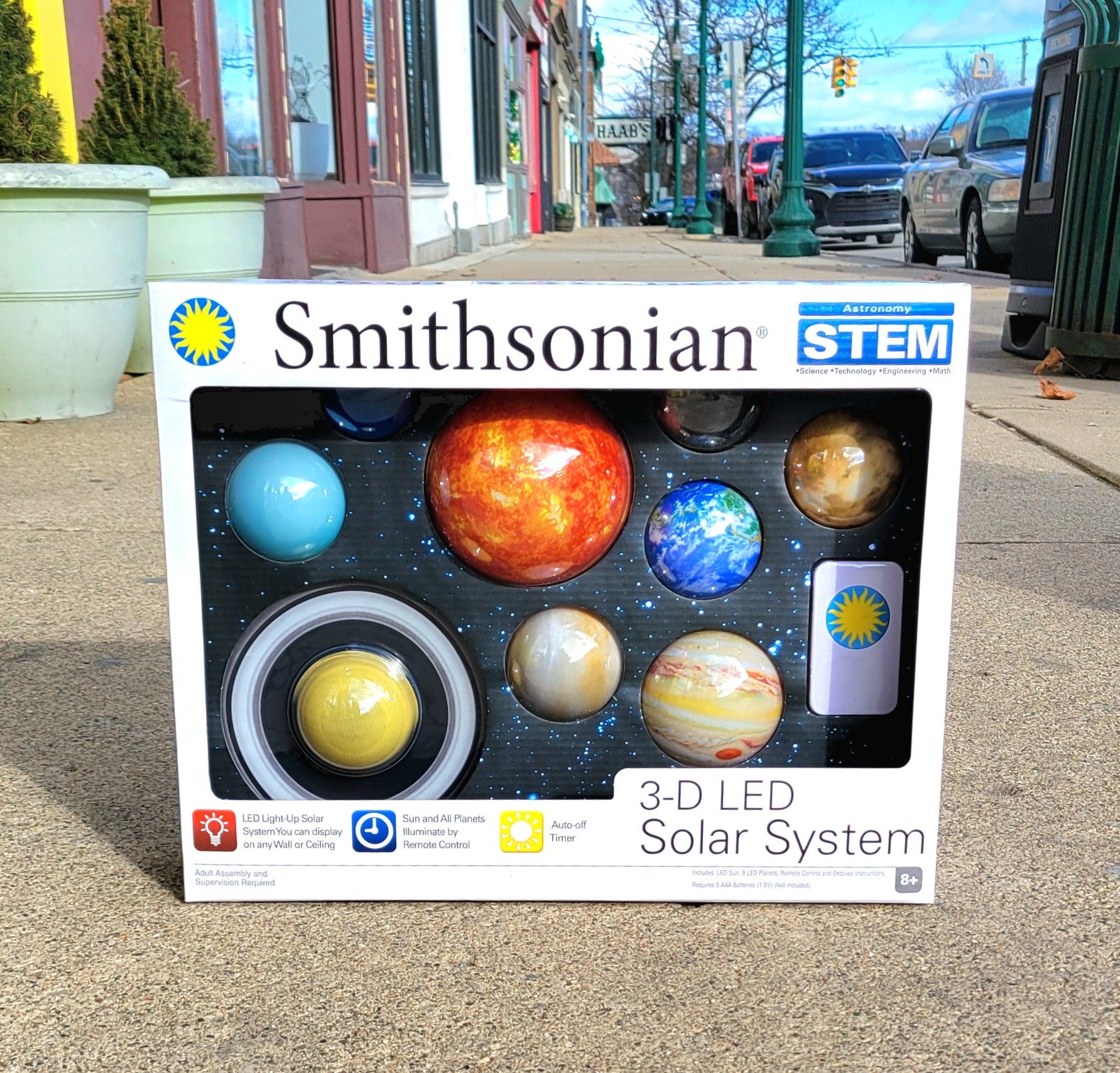 Smithsonian 3D LED Solar System