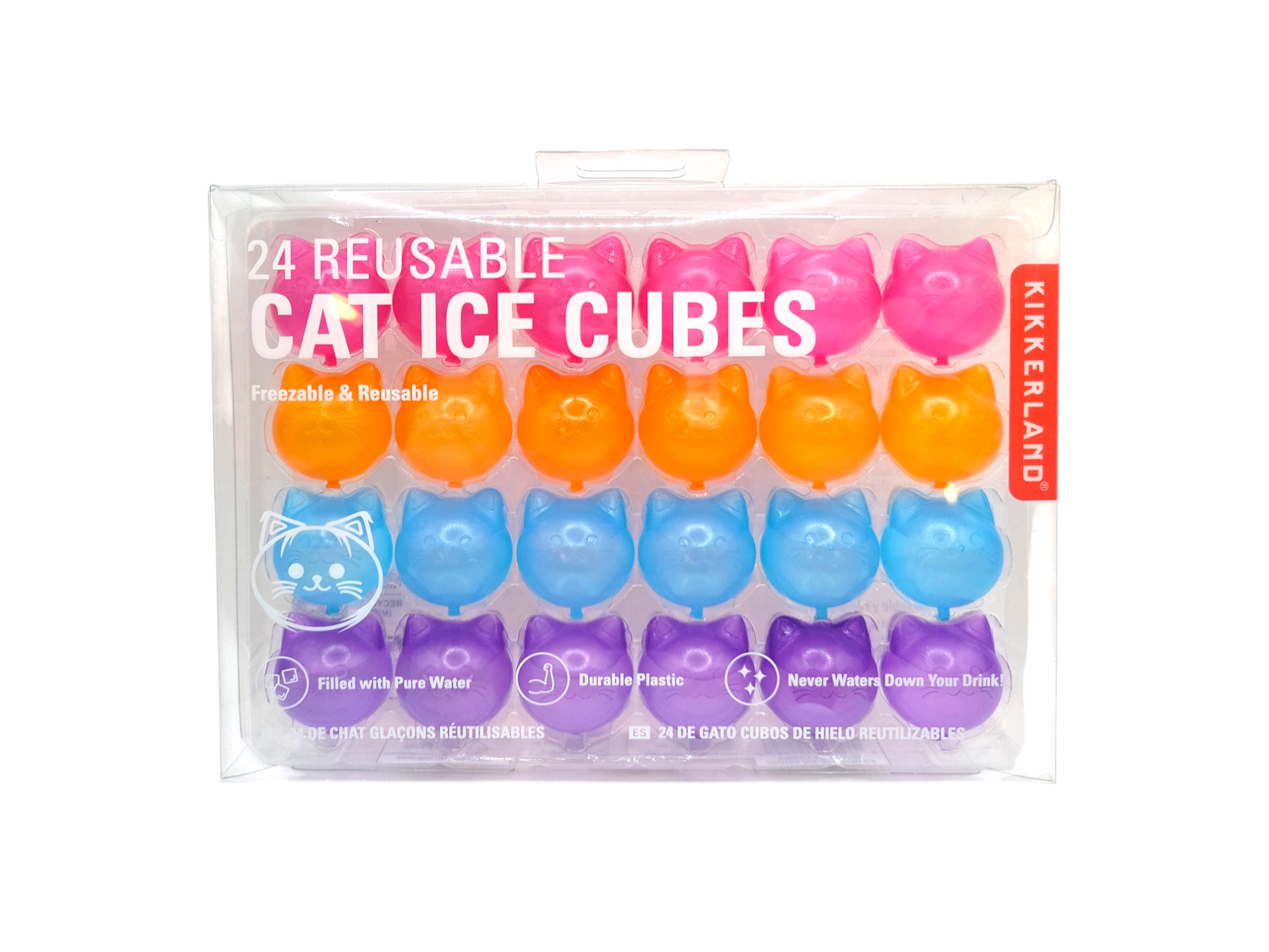 24 Reusable Cat Ice Cubes