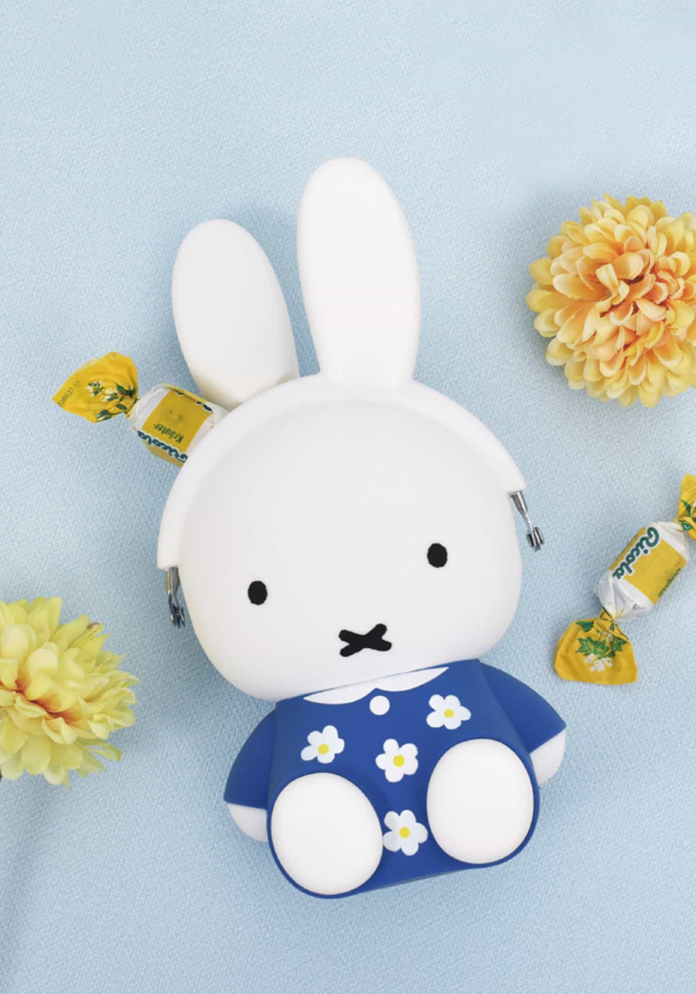 3D Pochi Miffy Flower Large Pouch