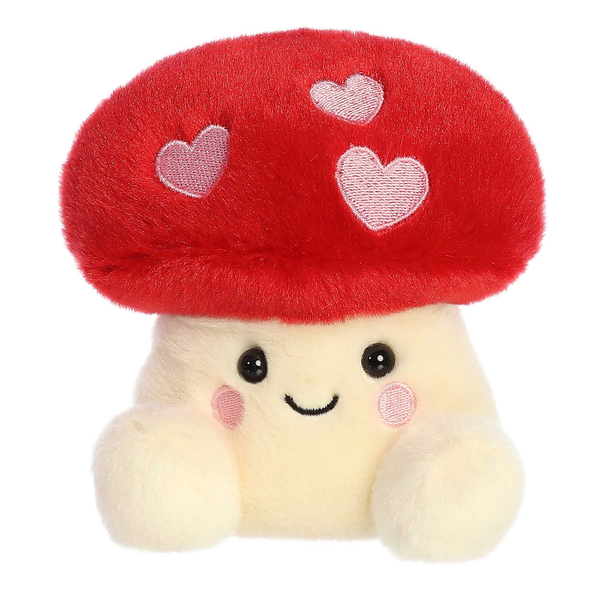 Aislyn Heart Mushroom Palm Pals Plush 5"