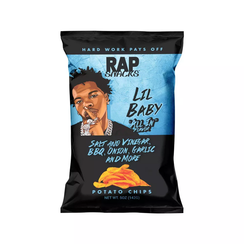 Rap Snacks All In Flavor Chips Lil Baby 2.5 oz