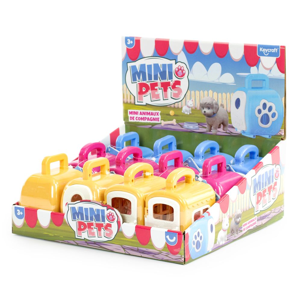 Assorted Mini Pets With Carrier