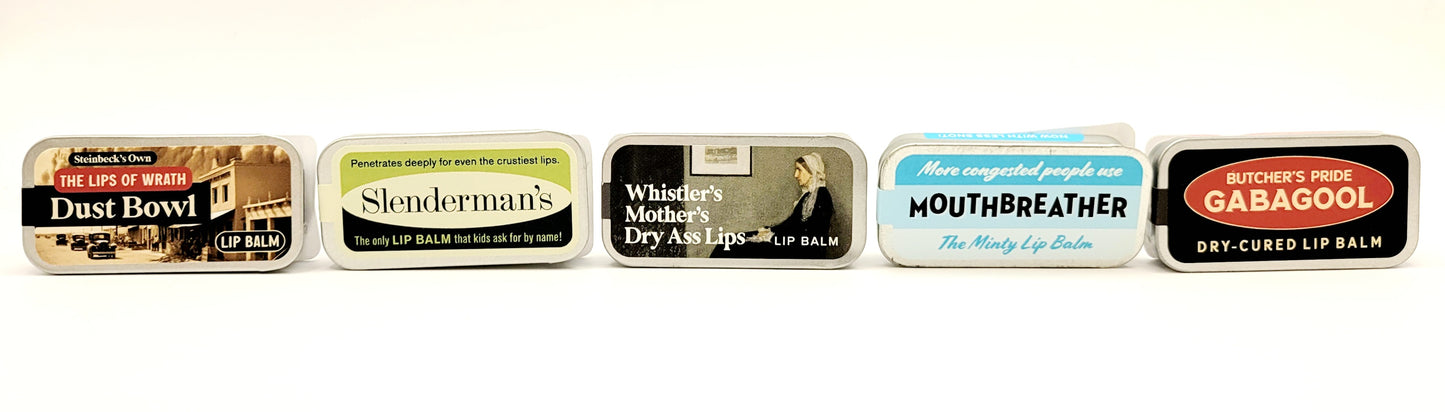 Assorted Whiskey River Old School Lip Balm