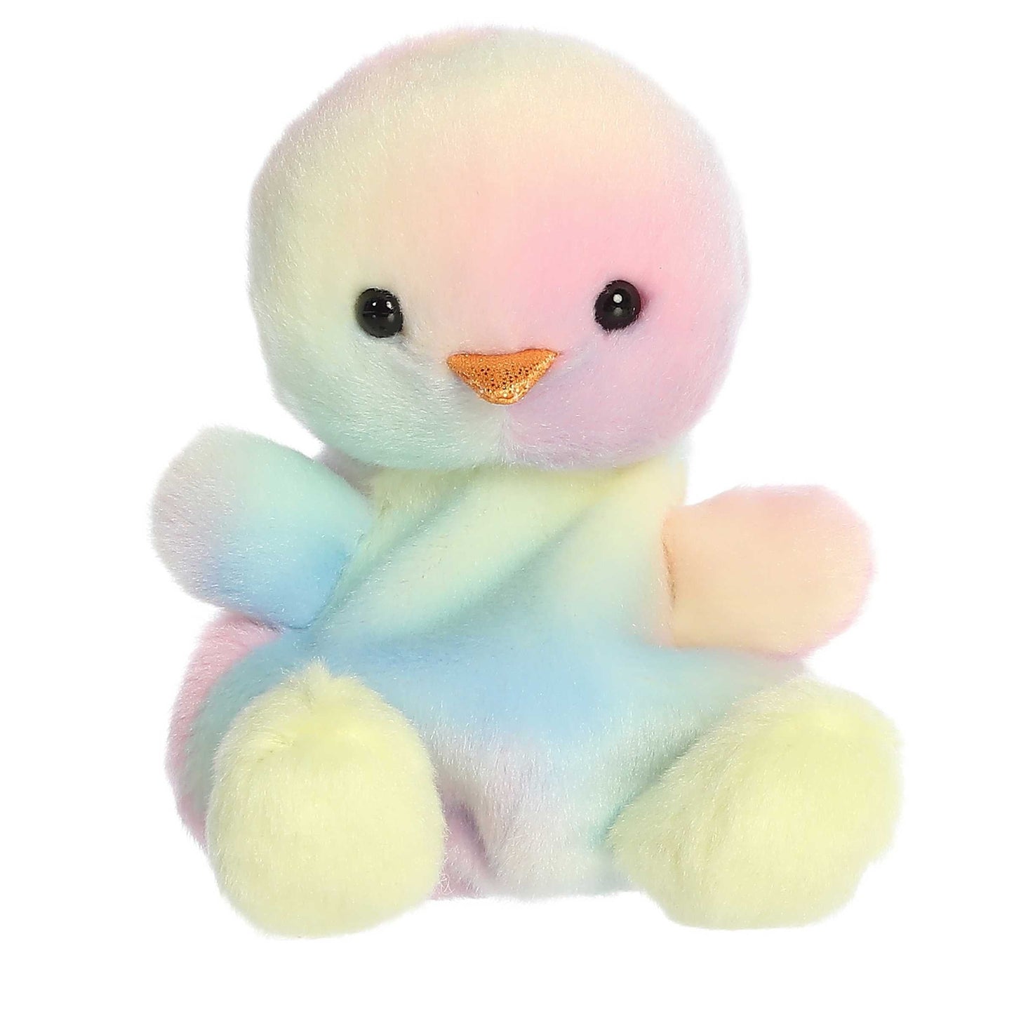 Aura Rainbow Chick Palm Pals Plush 5"