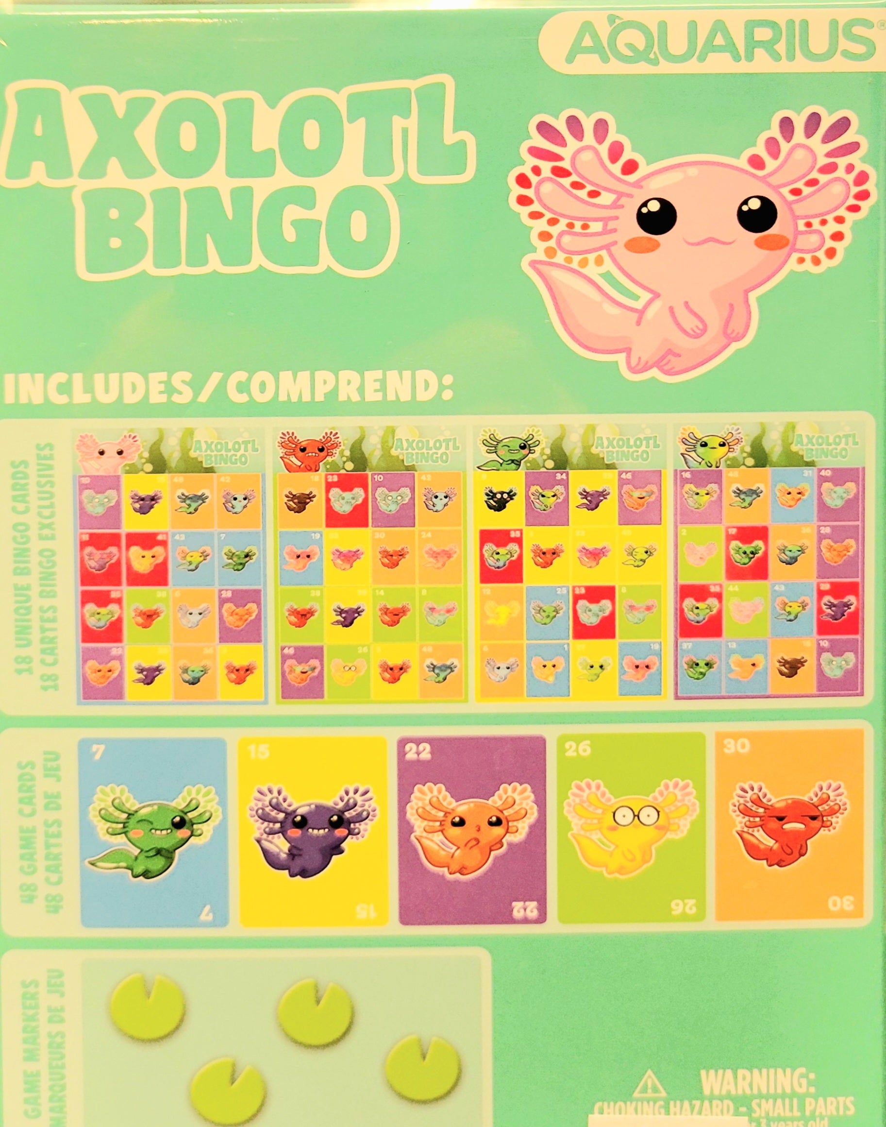 Axolotl Bingo