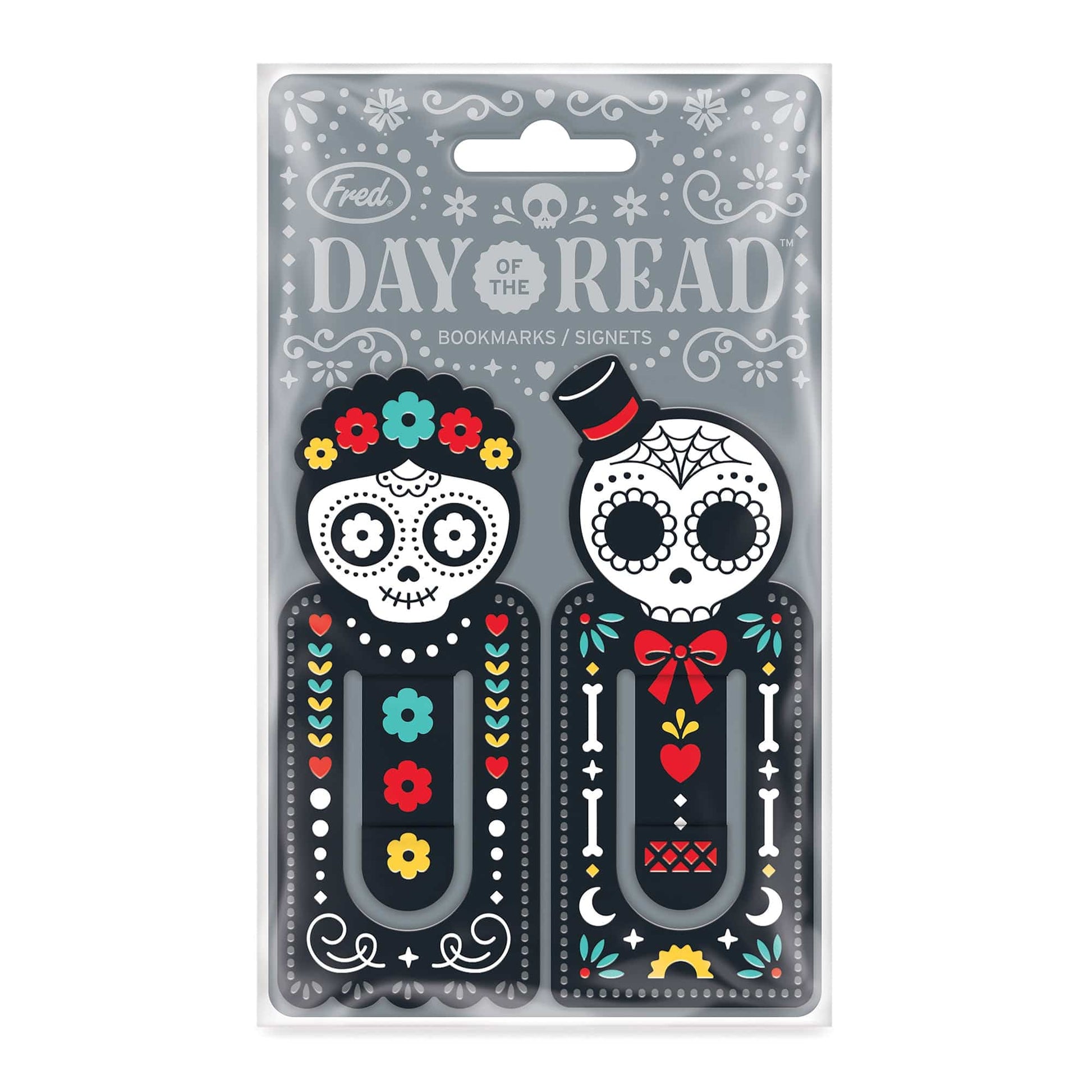 Book Of The Read Sugar Skull Magnetic Bookmark Set