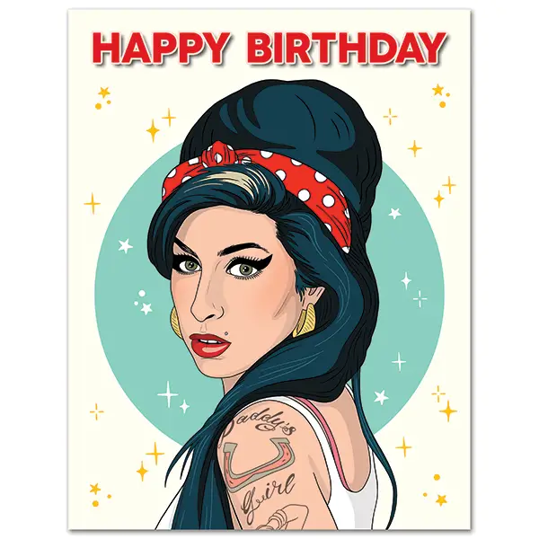 Card Amy Winehouse Happy Birthday