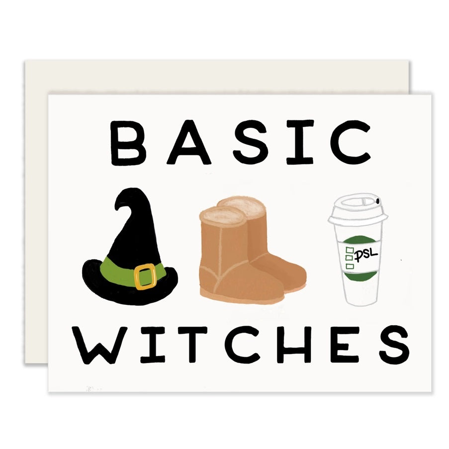 Card Basic Witches Halloween