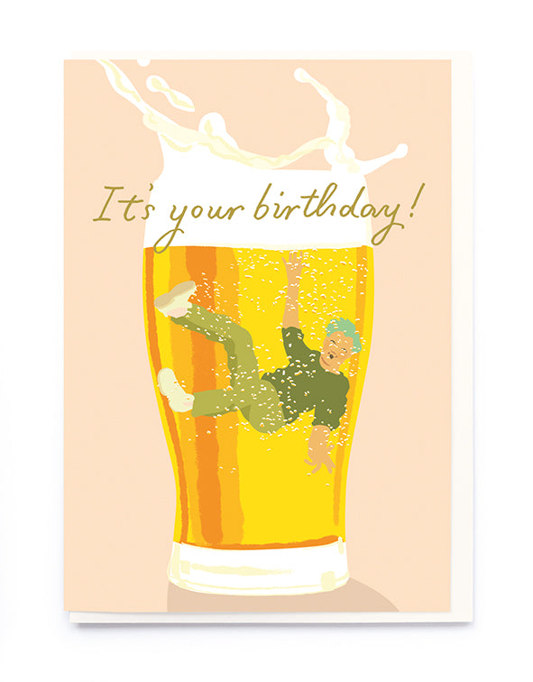 Card Beer Birthday