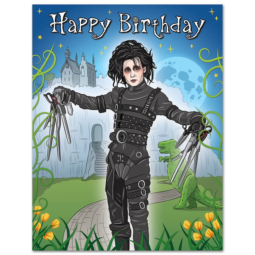 Card Edward Scissorhands Birthday