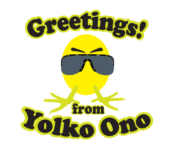 Card Greetings From Yolko Ono Easter