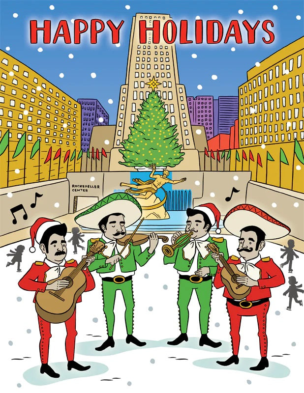 Card Happy Holidays Mariachi Christmas