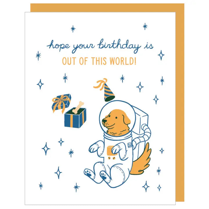 Card Out Of This World Dog Birthday