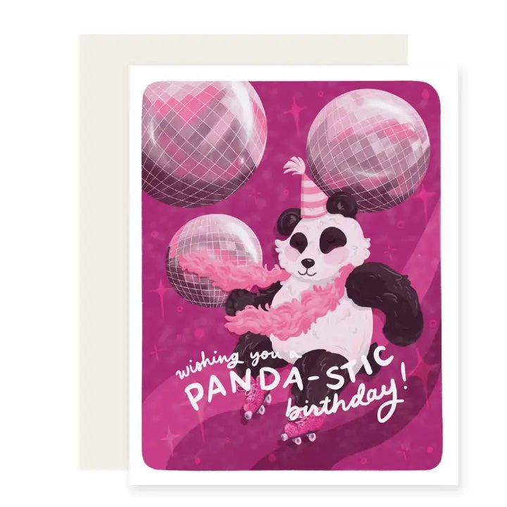 Card Panda-stic Birthday