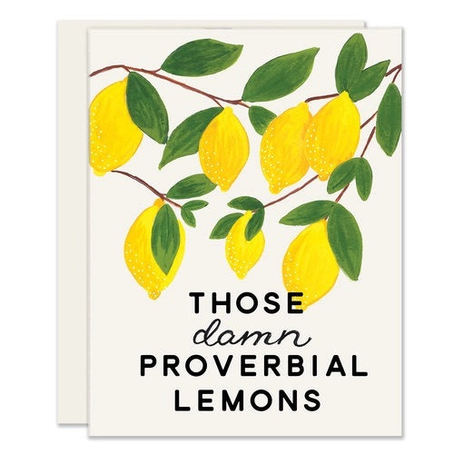 Card Those Damn Lemons