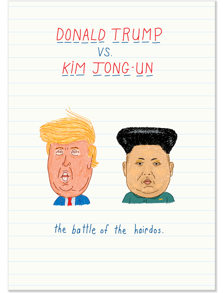 Card Trump Vs Jong Un