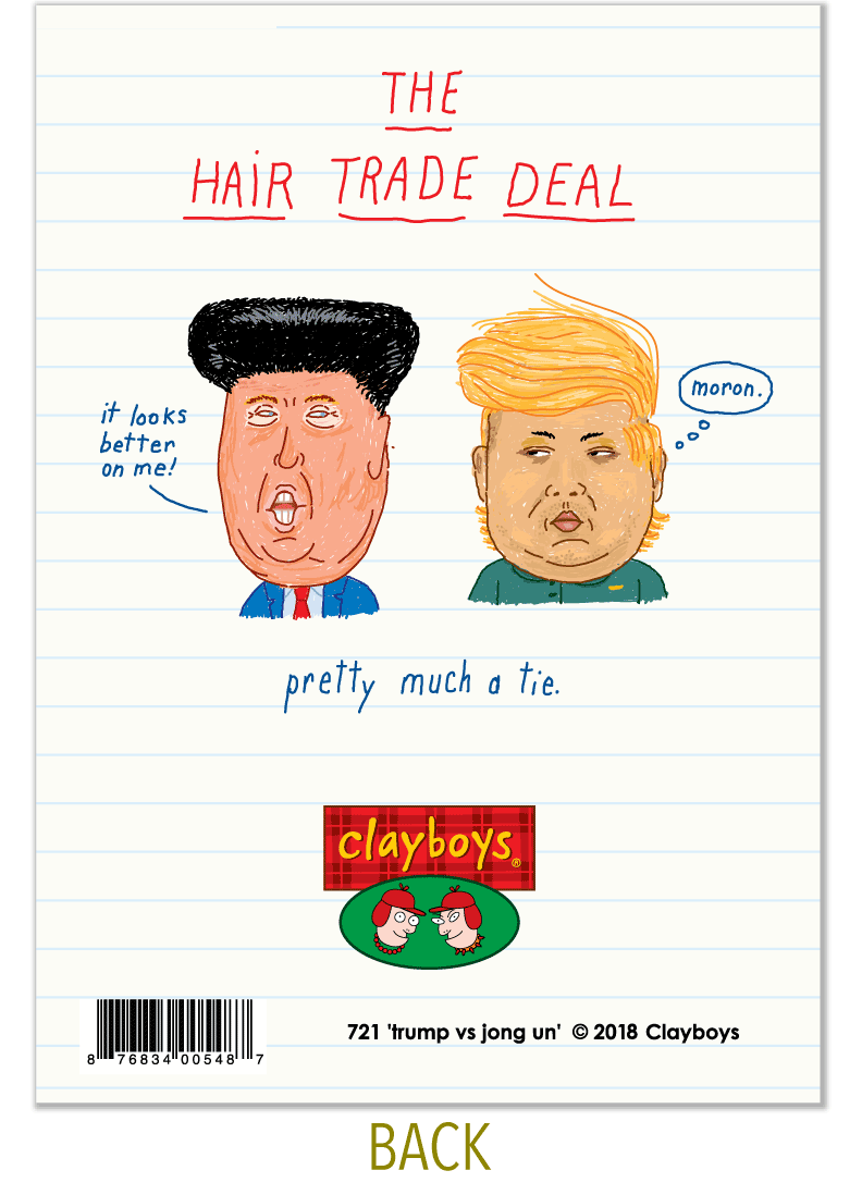 Card Trump Vs Jong Un