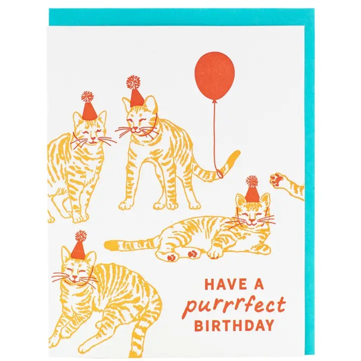 Card Cat Have A Purrfect Birthday