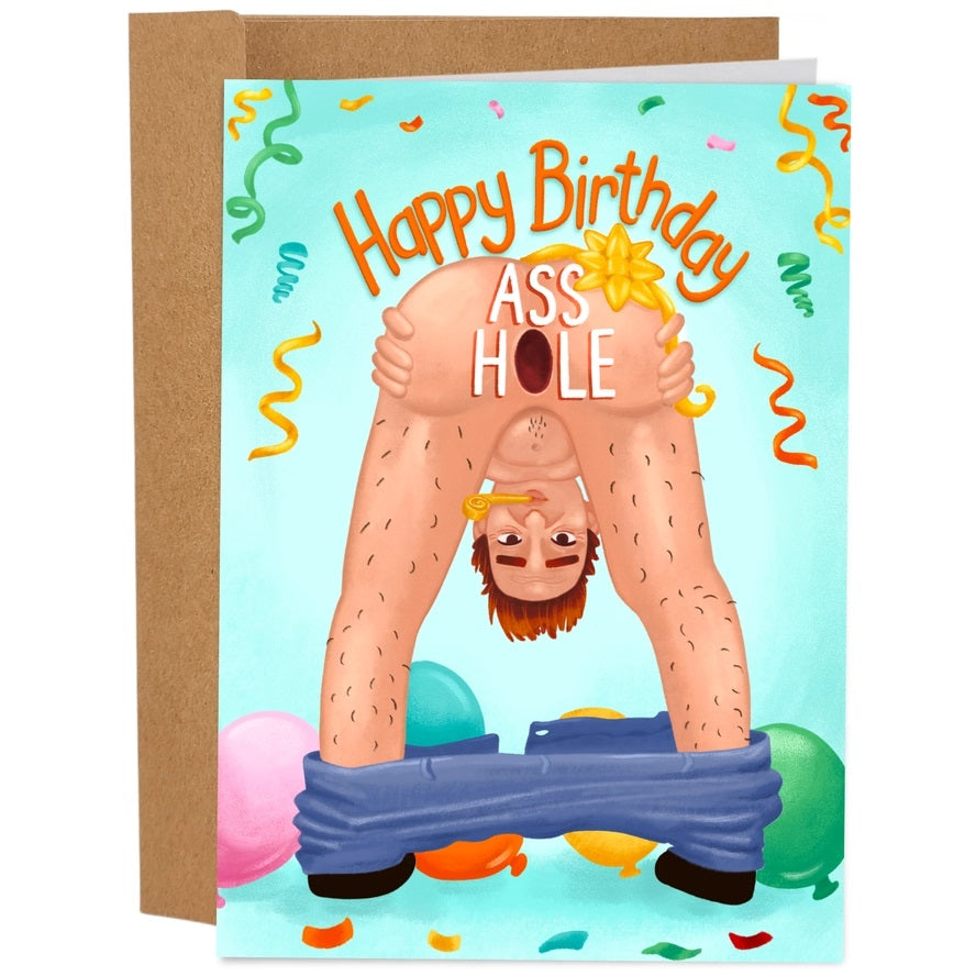 Card Happy Birthday Asshole