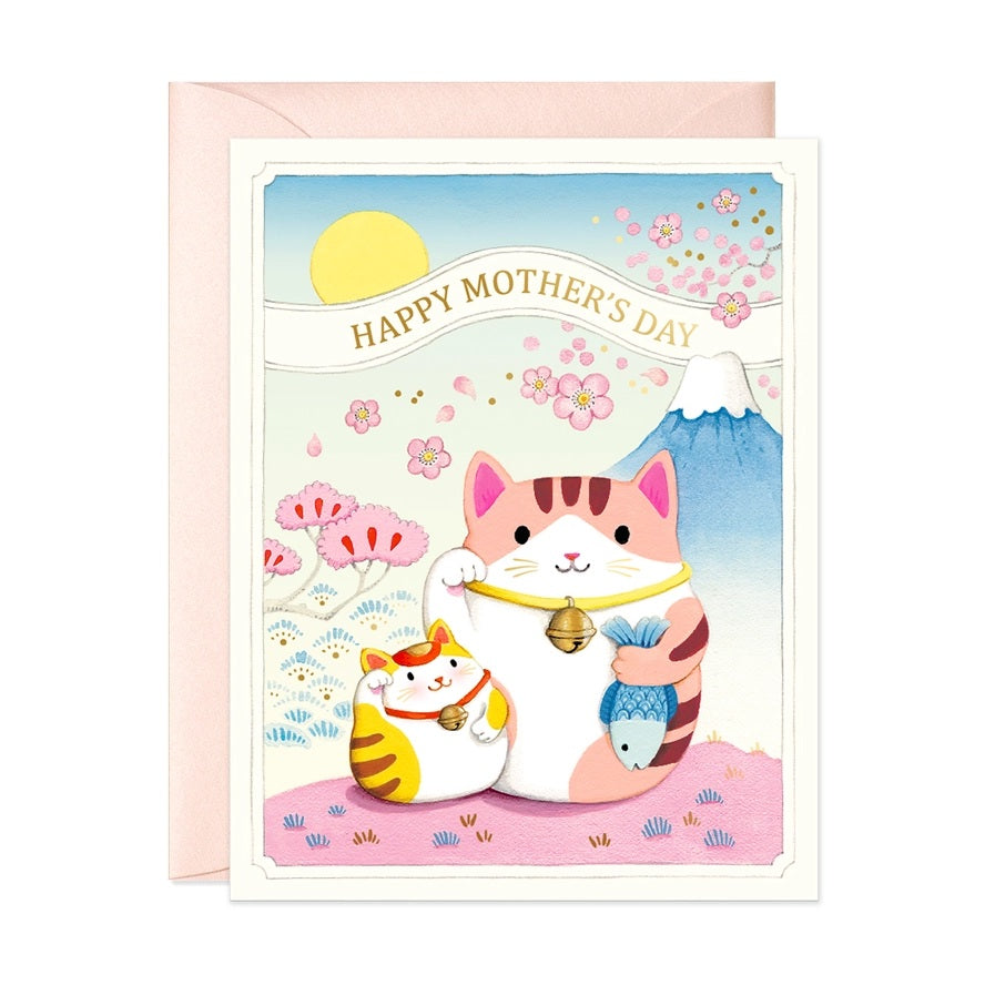 Card Lucky Cats Mother's Day