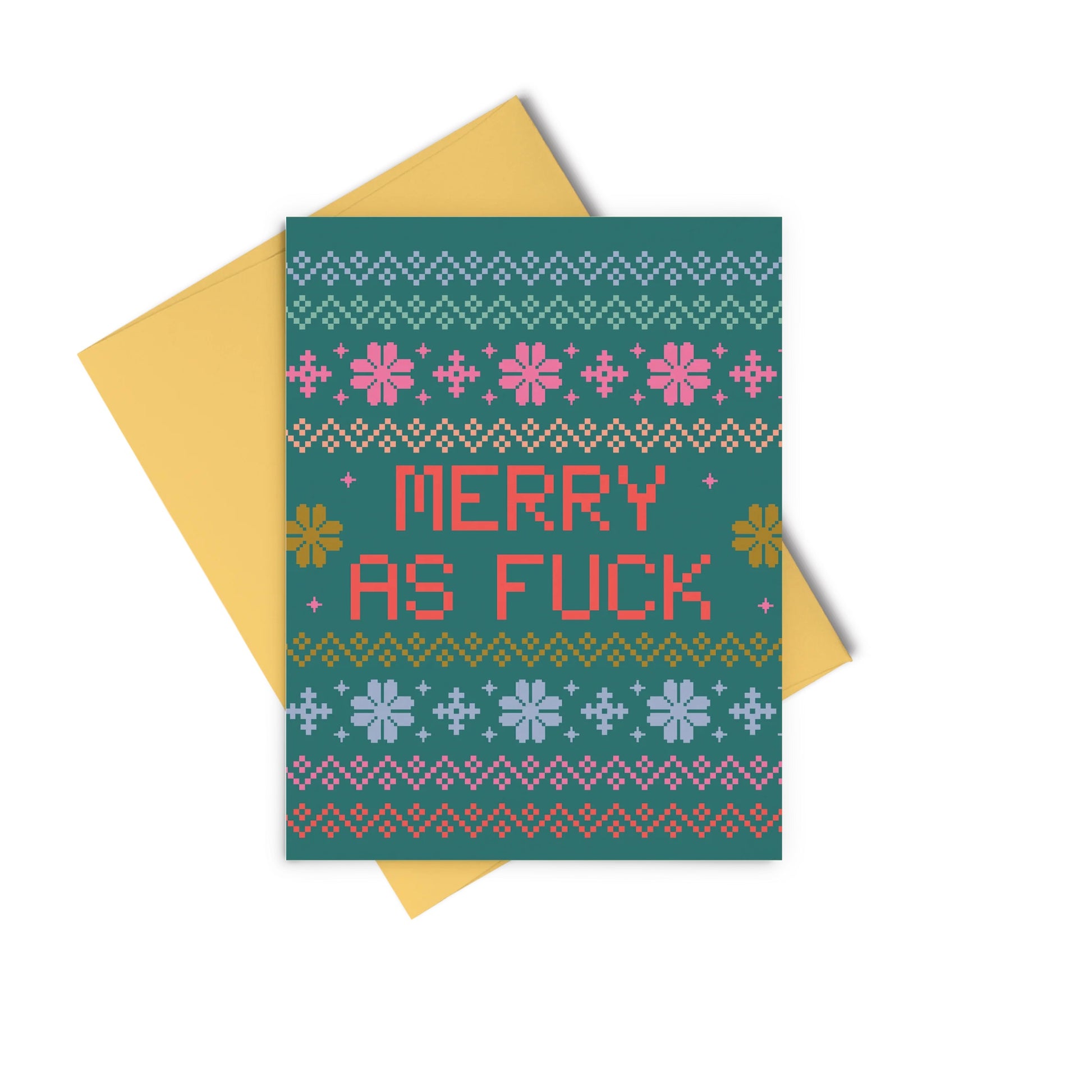 Card Merry As Fuck Christmas