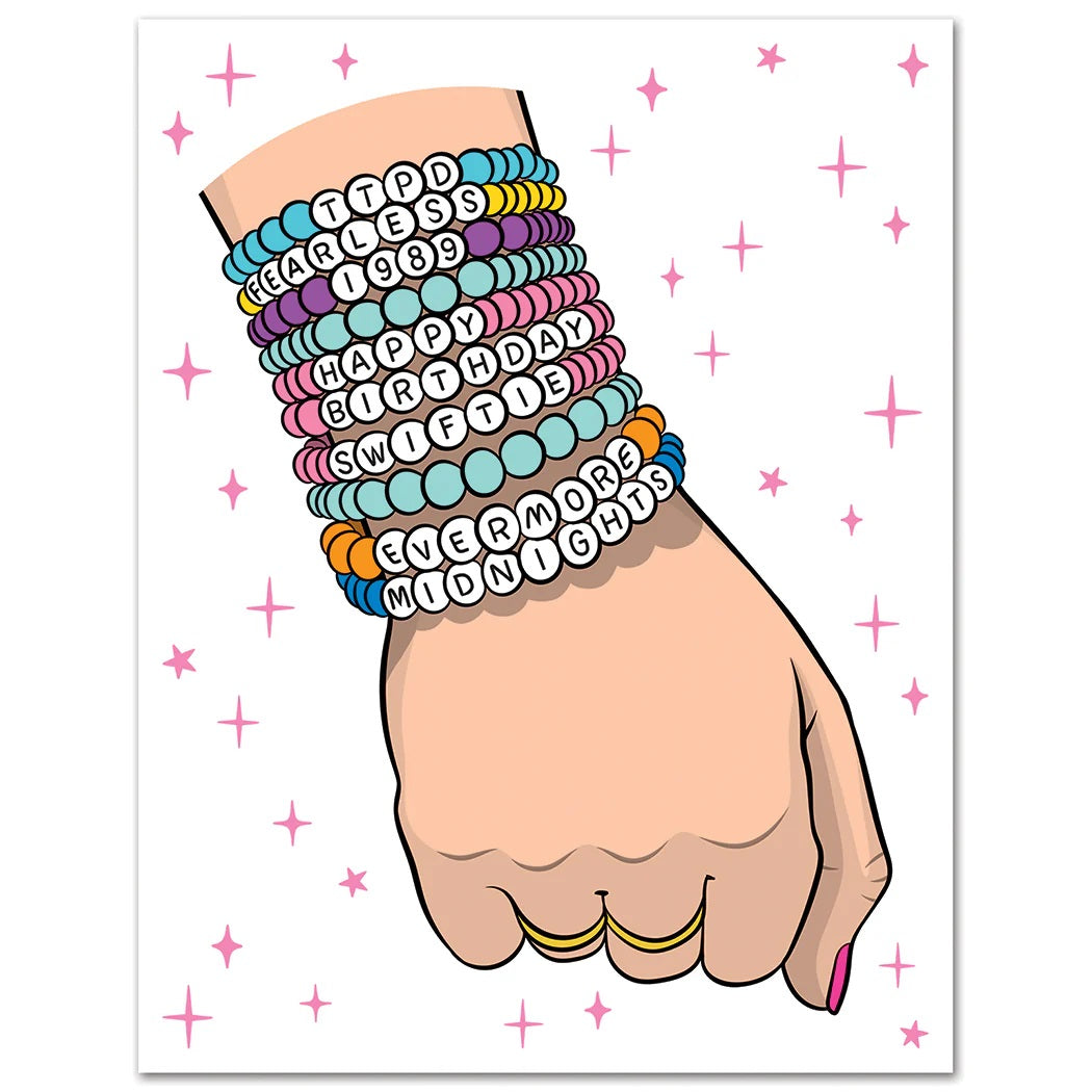 Card Taylor Swift Friendship Bracelets Birthday