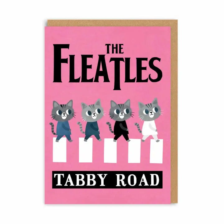 Card The Fleatles Tabby Road