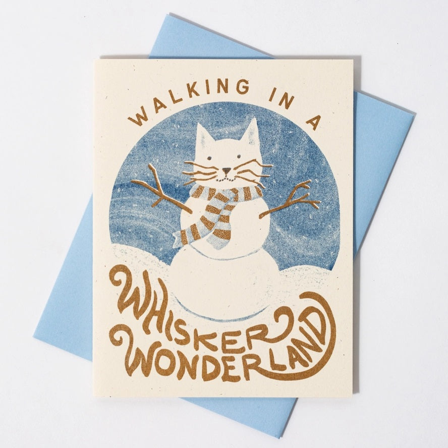 Card Walking In A Whisker Wonderland