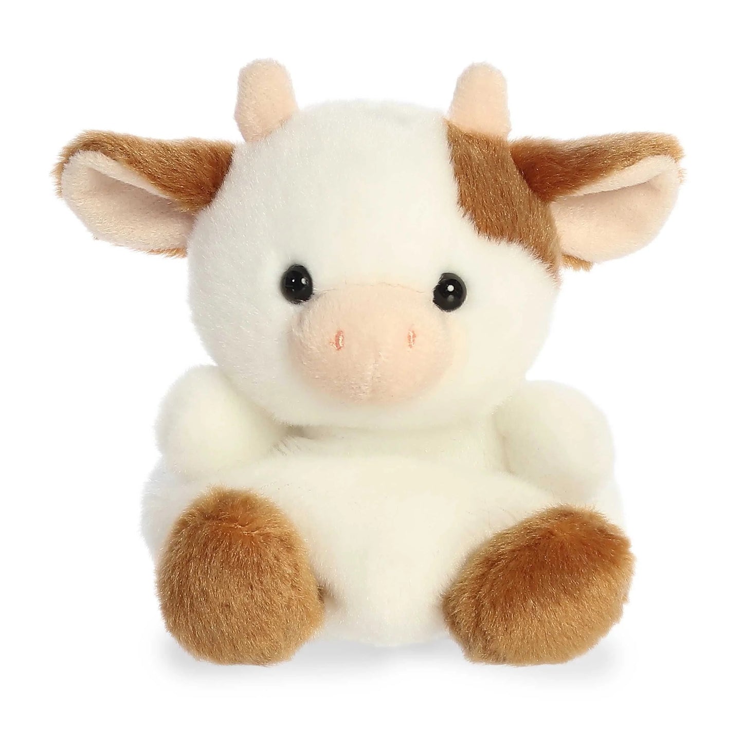 Caroline Brown Cow Palm Pals Plush 5"