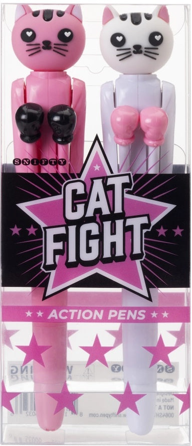 Cat Fight! Action Pens Set of 2