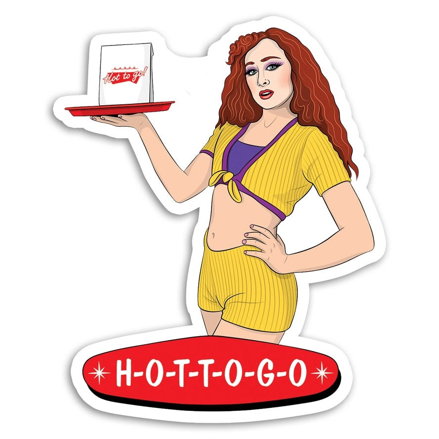 Chappell Hot To Go Die Cut Sticker