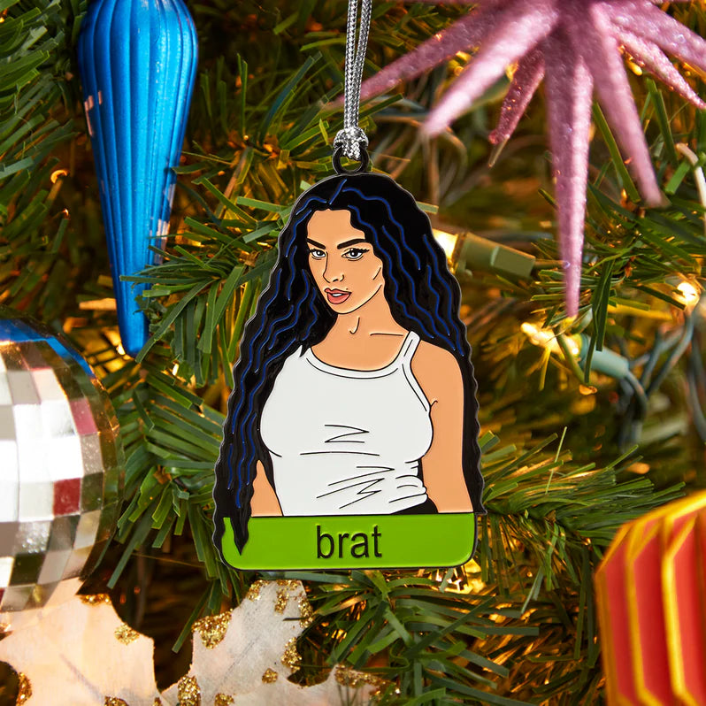 Charli XCX Brat Enamel Ornament