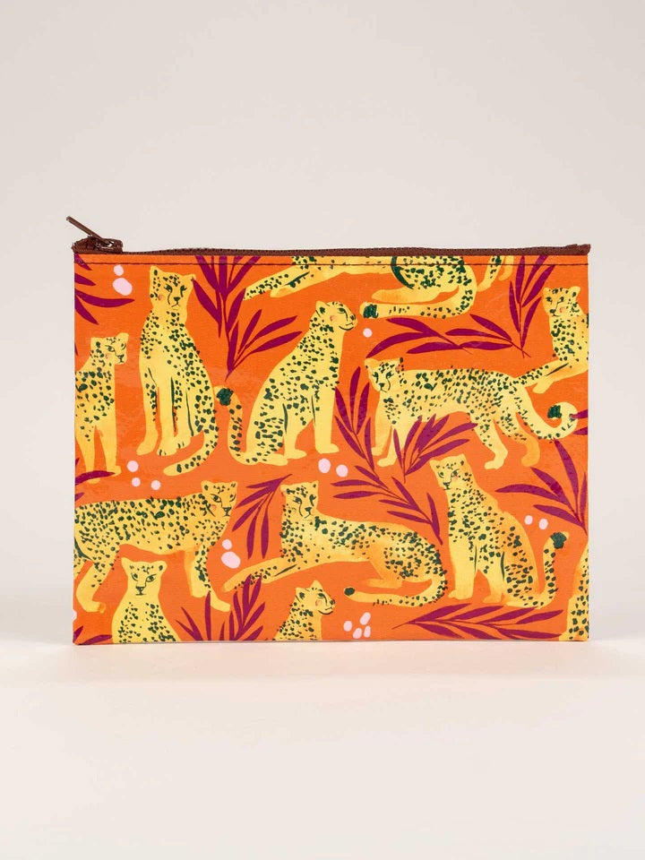 Cheetah Zipper Pouch