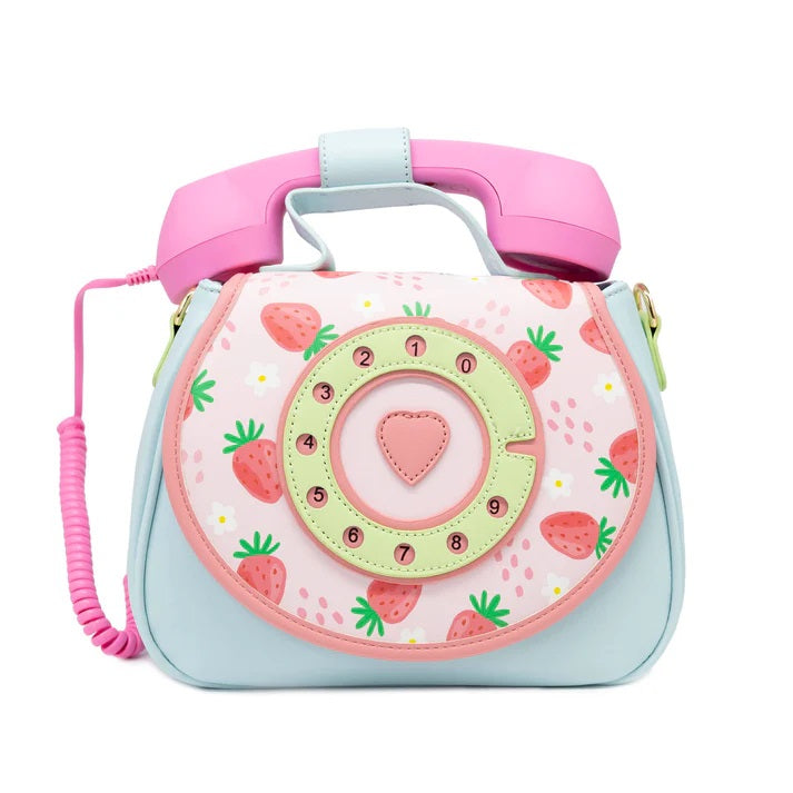 Convertible Phone Handbag Strawberry