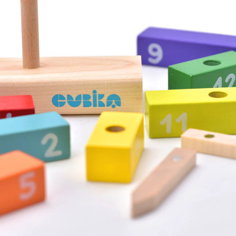 Cubika Wooden Clock Construction Kit