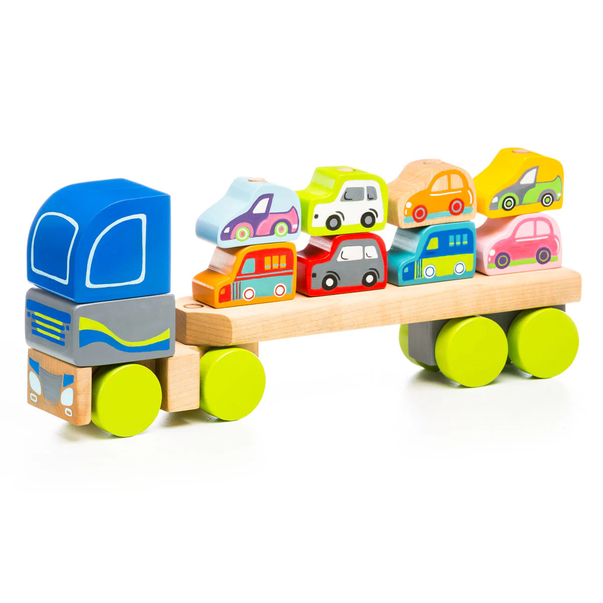 Cubika Wooden Truck And Cars