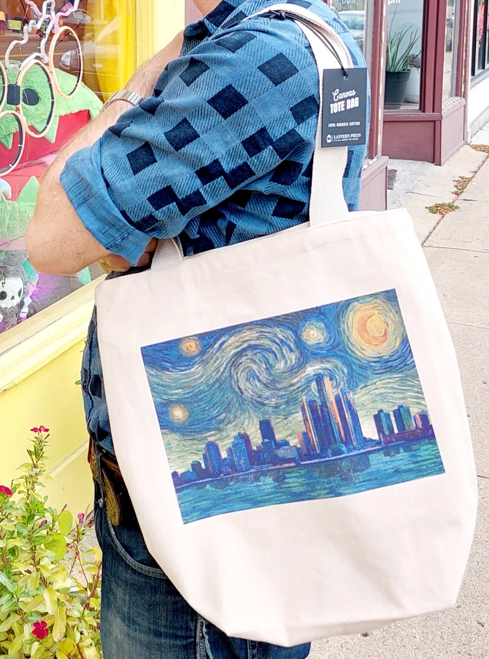 Detroit Starry Night Tote