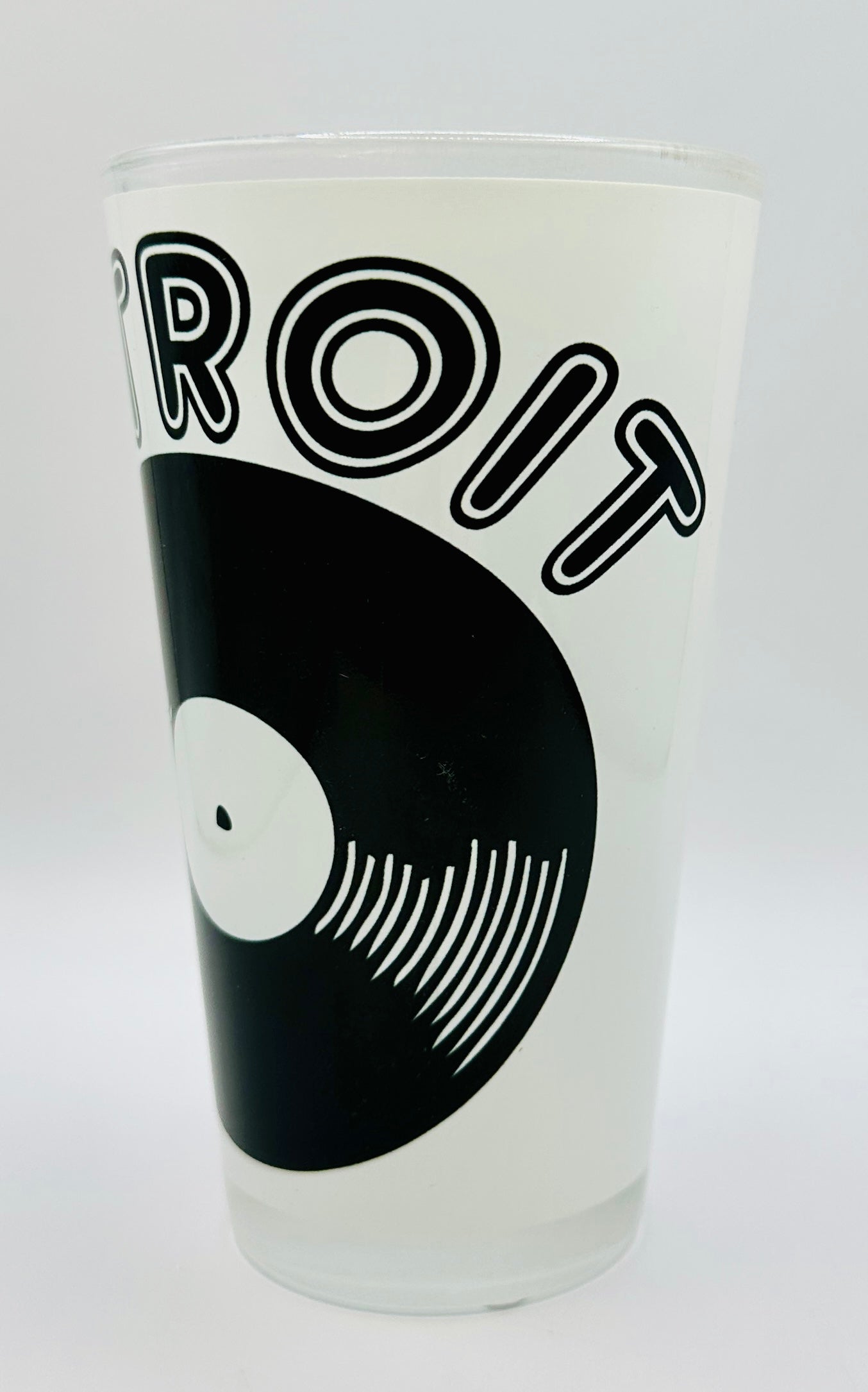 Detroit Vinyl Pint Glass