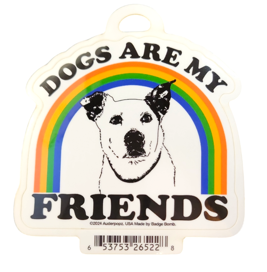 Dogs Are My Friends Sticker