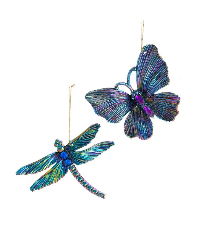 Dragonfly OR Butterfly Ornament 4"