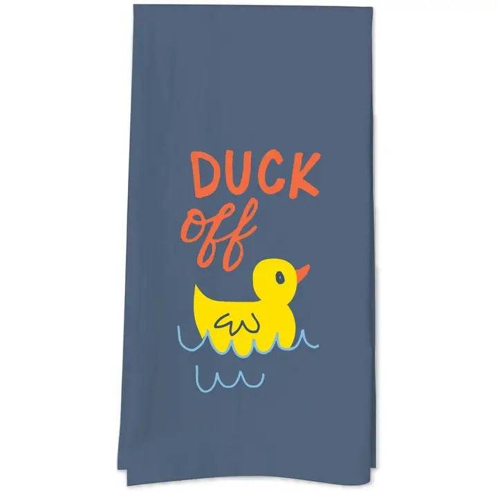 Duck Off Tea Towel