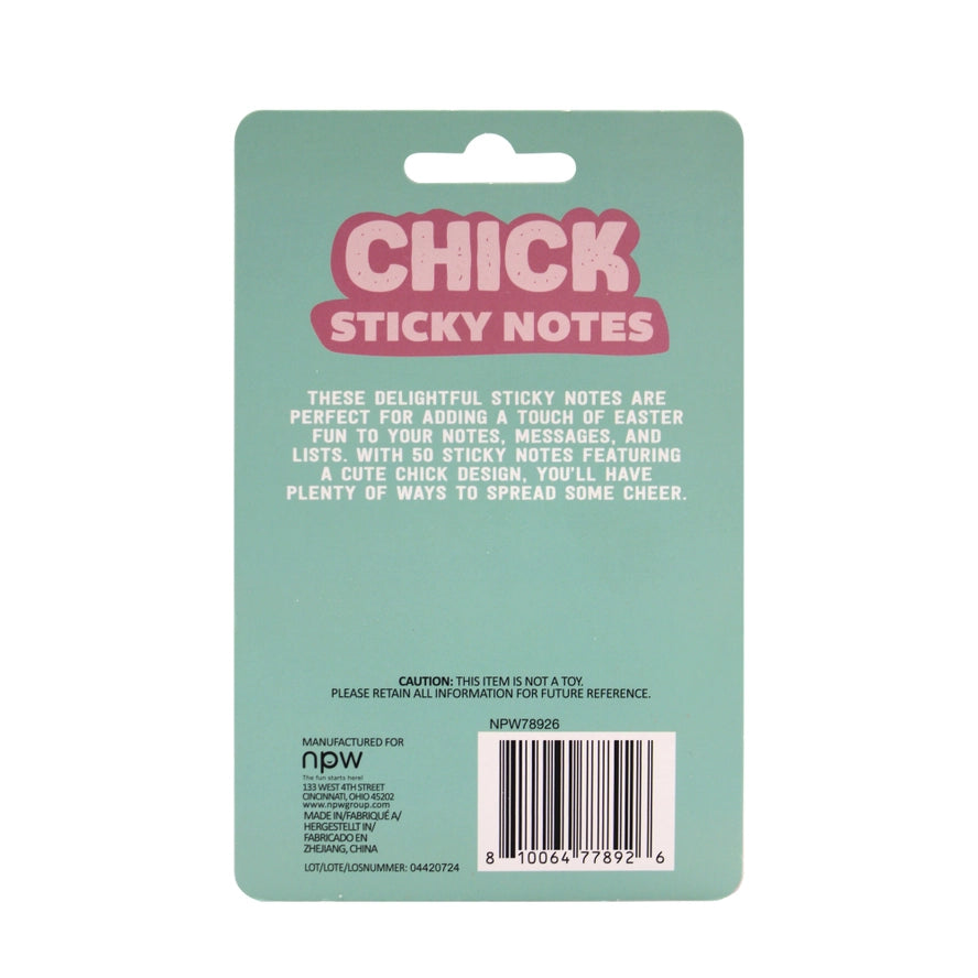 Easter Chick Sticky Notes