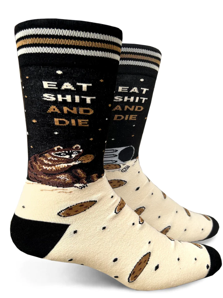 Eat Shit And Die Men's Socks