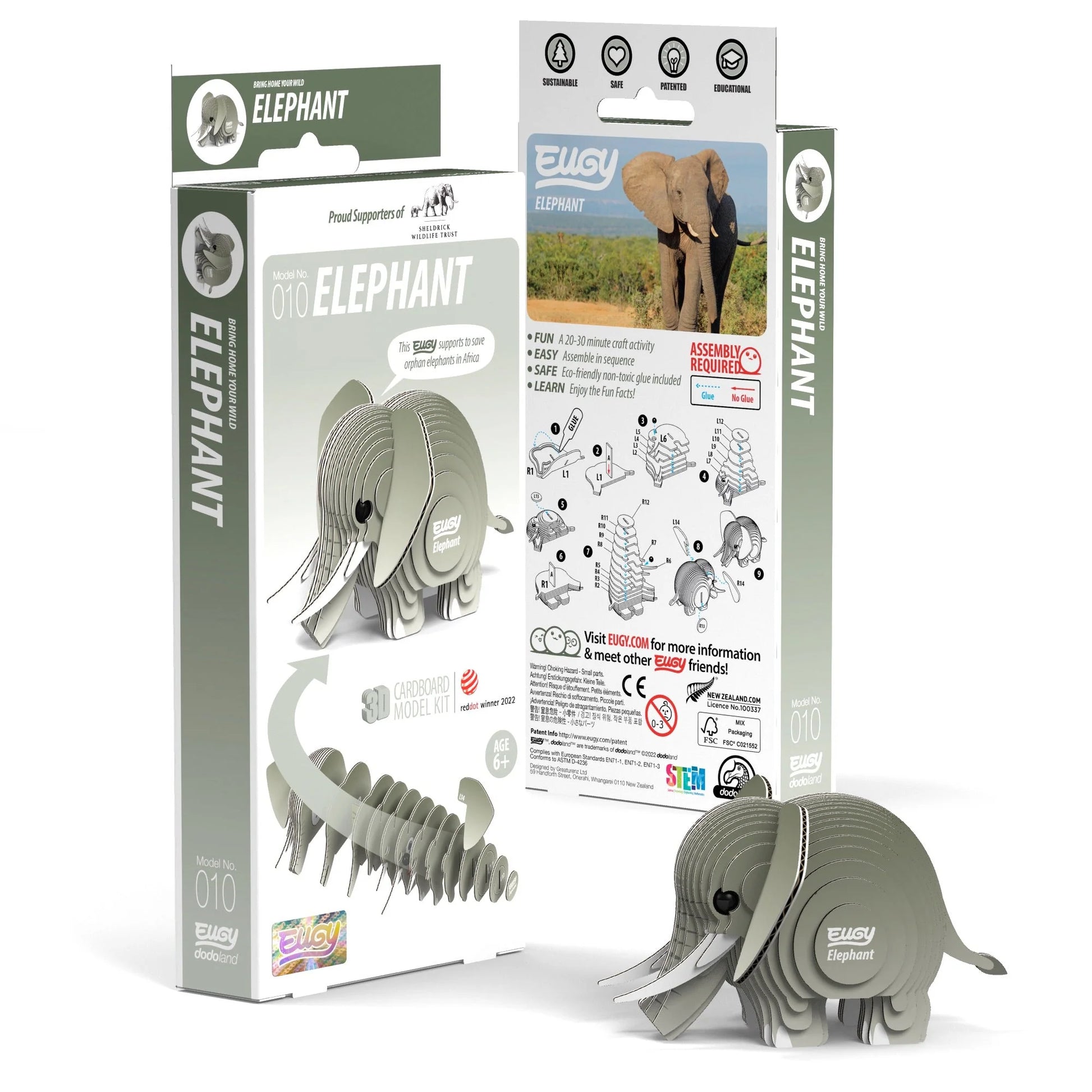 Elephant 3D Puzzle