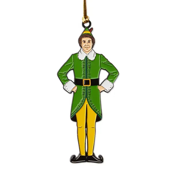 Elf Enamel Ornament