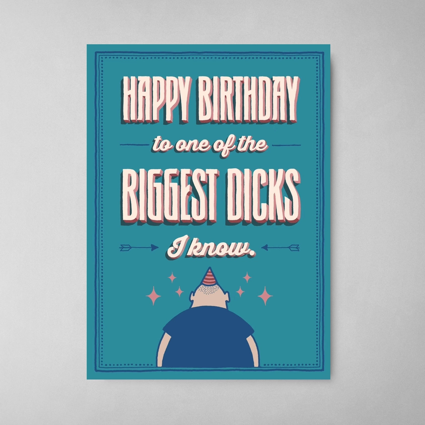 Card Fat Richard Happy Birthday